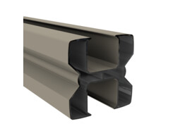 Alu paal 82 82mm voor plankenscherm 28mm