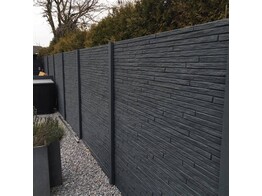 Betonpaal voor 1 zijde motiefplaten