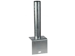 Paalvoet keermuur voor ronde buispaal O60mm