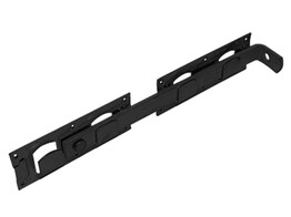 Overslaggrendel 450mm epoxy zwart