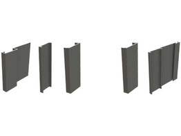 Pack 3   alu start-stoppakket  0 2404m   zwart R9005   3 005m