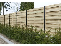 Alu paal voor tuinscherm 48mm