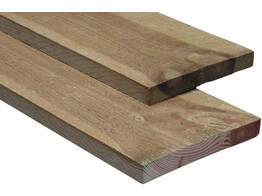 Grenen plank bezaagd geimp.