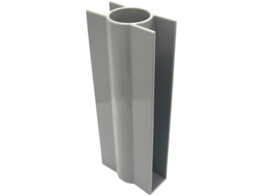 Betonplaathouder dubbel met voet pvc