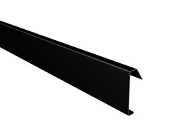 Dakrand Klips - Klipselement 6 cm zwart str.   3 00 m