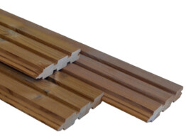 Thermowood den blokhutplank Duo Line t g - 32mm