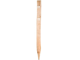 Robinia paal gekliefd voor 2 dwarsliggers - post   rail