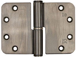 Paumelle RD BB 807STD afgeronde hoeken 89 127mm rvs