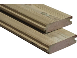 Blokhutplank t g geimp. - 34mm