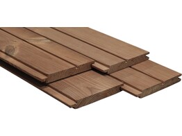 Thermowood vuren planchet Lines t g - 18mm