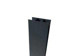 Multi H-gleufpaal voor plankenscherm of 2D/3D-paneel