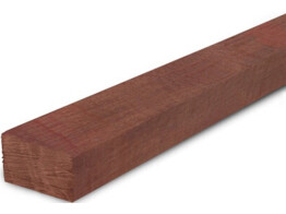 Padoek balk bezaagd 52 130mm