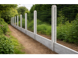 Betonpaal met draadgleuf