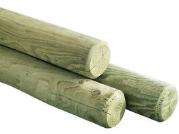 Gefreesde paal geimp. - O9cm