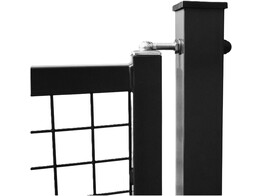 Tuinpoort palen vierkant apart